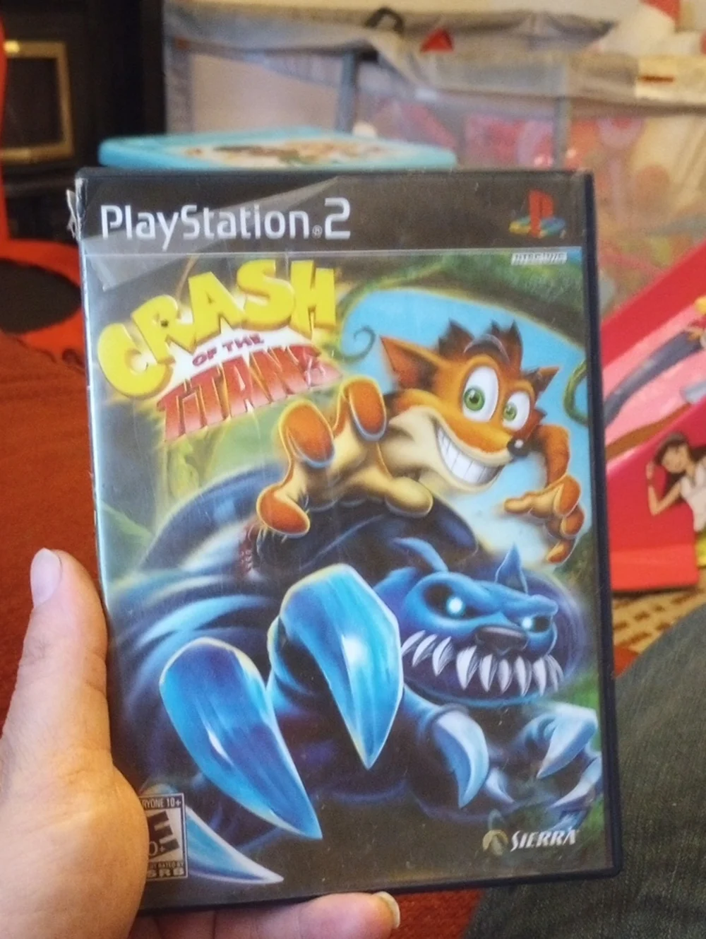 Sony PlayStation 2 Crash of the Titans - Blue Artwork